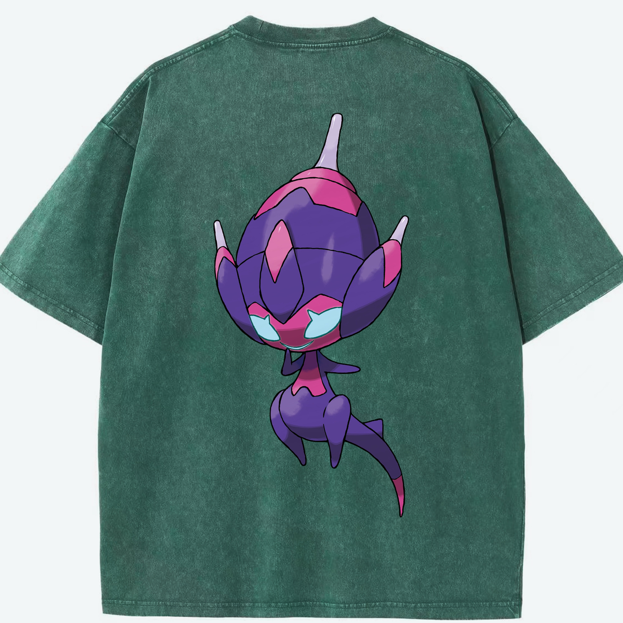 （画像用） ポケットモンスター Pokémon 綿100% ヴィンテージ風 半袖Tシャツ（背面プリント）